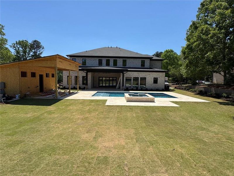 Exterior details and patio area of a home in , Buford (Image 22).