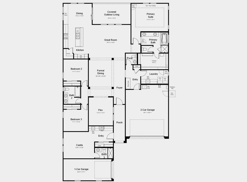 2D floor plan layout for the Royale by Taylor Morrison in Saddleback, Peoria, AZ (Image 3). 2D floor plan layout for the Royale by Taylor Morrison in Saddleback, Peoria, AZ (Image 3).
