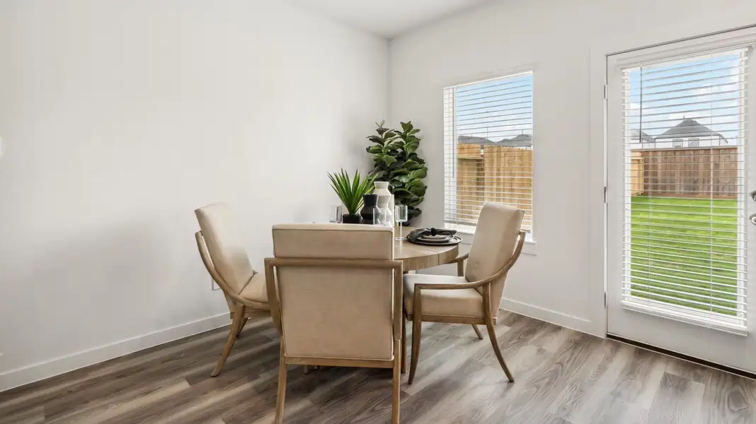 Furnished interior view inside a new home in Legacy Village, Houston (Image 4). Furnished interior view inside a new home in Legacy Village, Houston (Image 4).