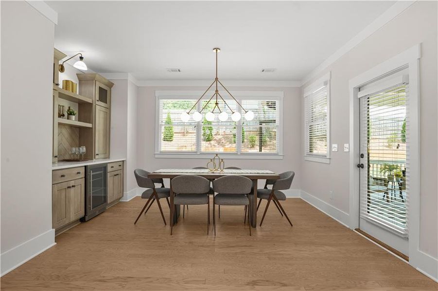 Furnished interior view inside a new home in , Scottdale (Image 45).