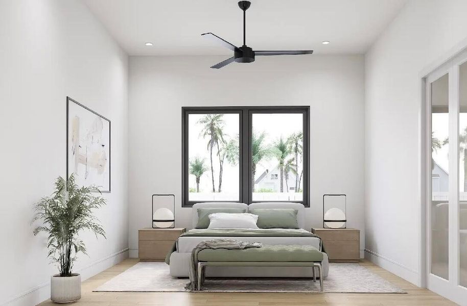 Furnished interior view inside a new home in , Delray Beach (Image 14).