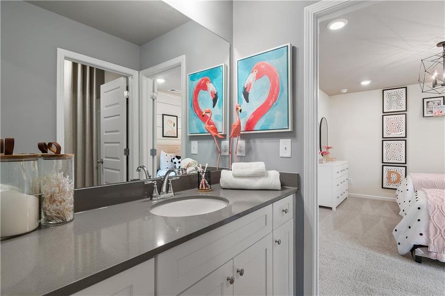 Furnished interior view inside a new home in Northcroft, Loganville (Image 16).