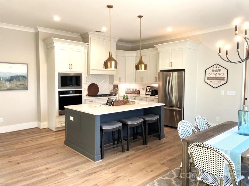 Furnished interior view inside a new home in , Mooresville (Image 7).