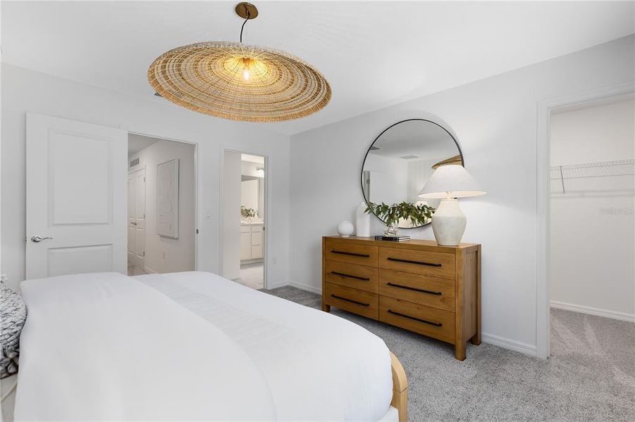 Furnished interior view inside a new home in Oviedo Square, Oviedo (Image 15).