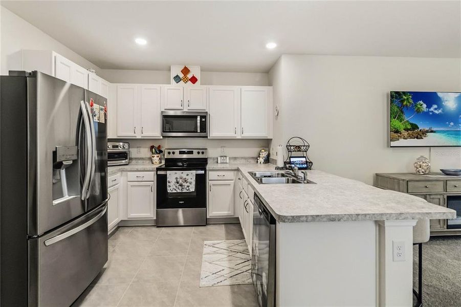 Furnished interior view inside a new home in Harmony West, St. Cloud (Image 11).