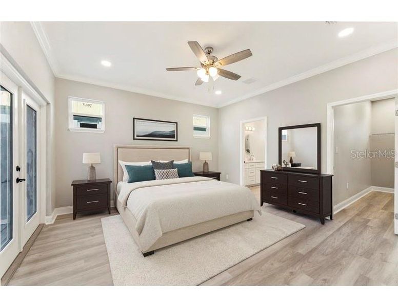 Furnished interior view inside a new home in , Tampa (Image 11).