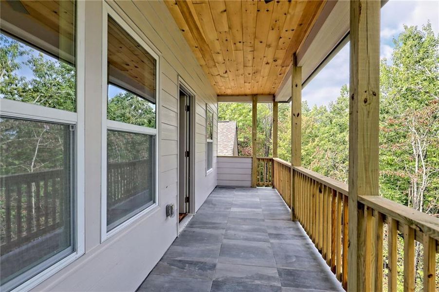 Exterior details and patio area of a home in , Clayton (Image 35).
