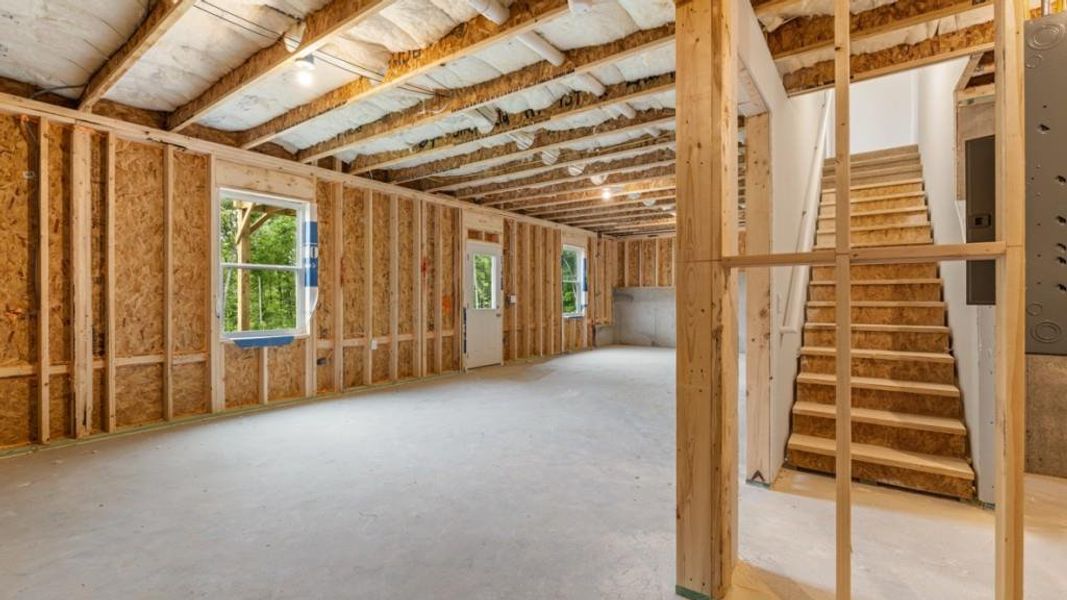 In-progress construction of a new home in Sheffield Highlands, Dallas, GA (Image 27).