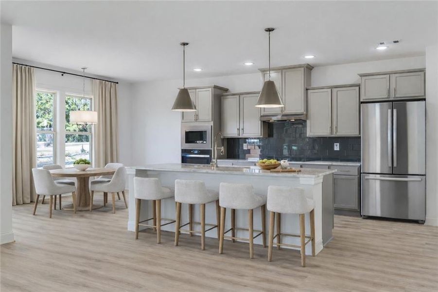 Furnished interior view inside a new home in , Buford (Image 6).