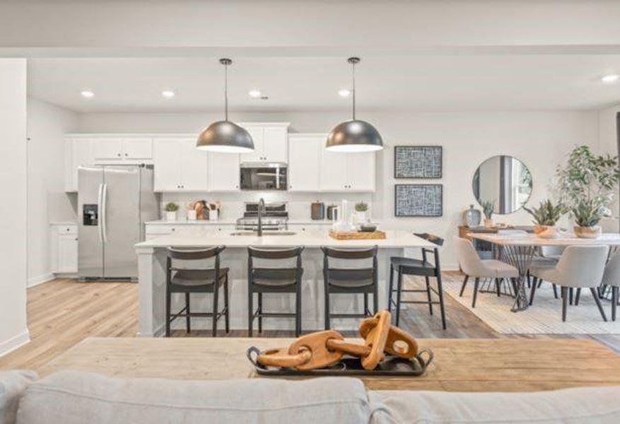 Furnished interior view inside a new home in The Estates at Gainesville Township, Gainesville (Image 14).