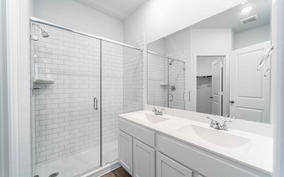 Furnished interior view inside a new home in Municipal Drive Townhomes, Leander (Image 6). Furnished interior view inside a new home in Municipal Drive Townhomes, Leander (Image 6).