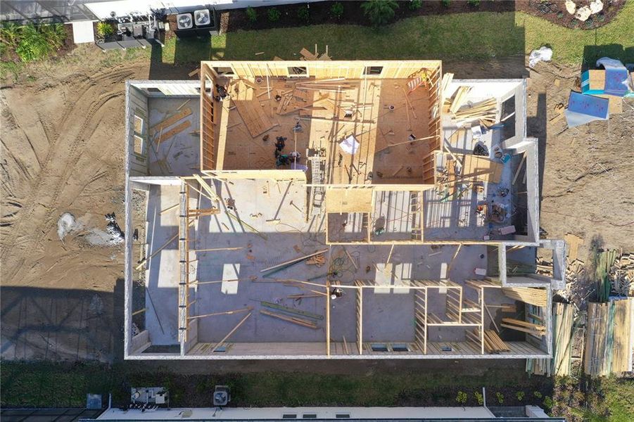 In-progress construction of a new home in Wellen Park, Venice, FL (Image 6).