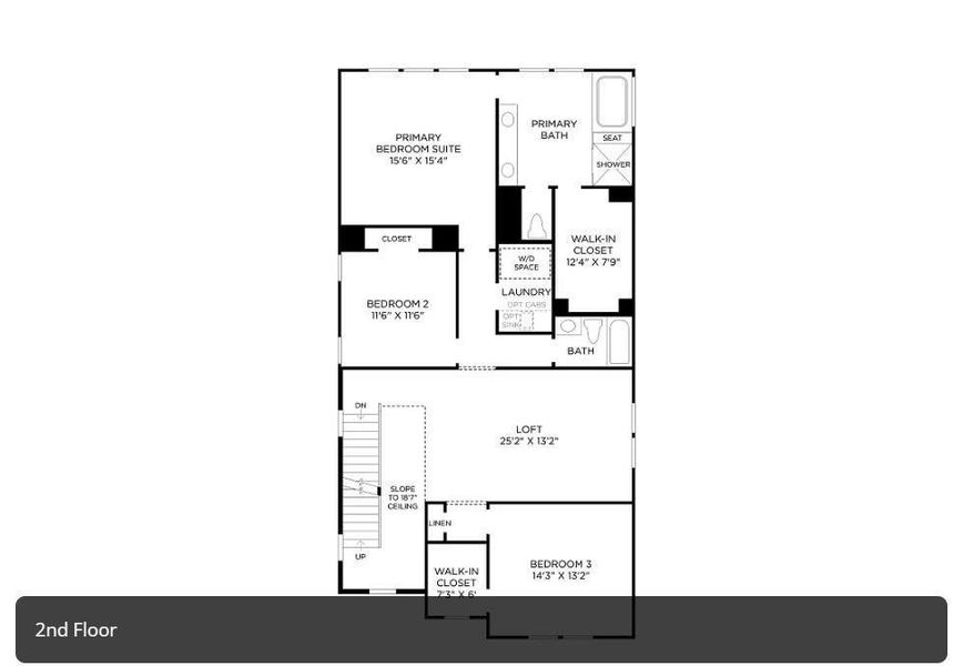2D floor plan layout of this home in , Cumming, GA (Image 4).