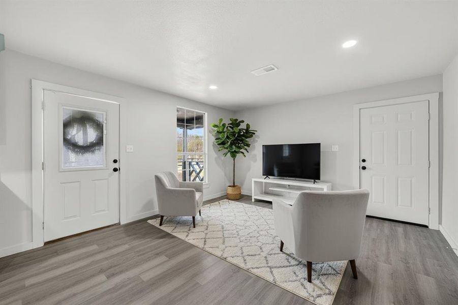 Furnished interior view inside a new home in , Dawson (Image 9).