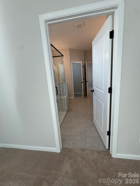 Entrance to primary bathroom Entrance to primary bathroom