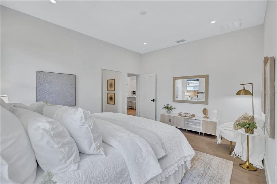Furnished interior view inside a new home in , St. Petersburg (Image 41).