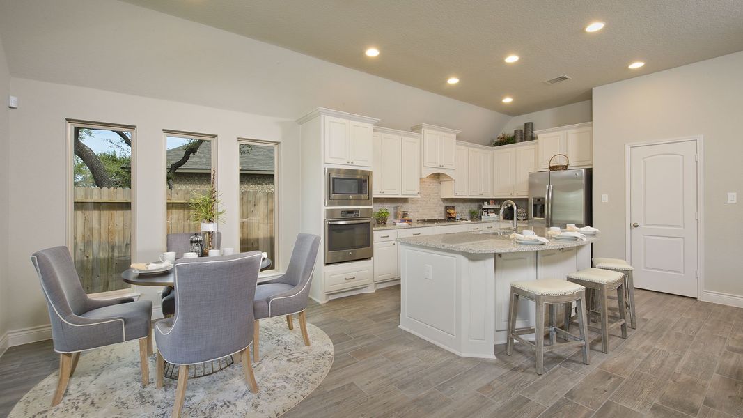 Representative furnished interior of a home built from the 2935W by Perry Homes in Meridiana, Rosharon (Image 14).