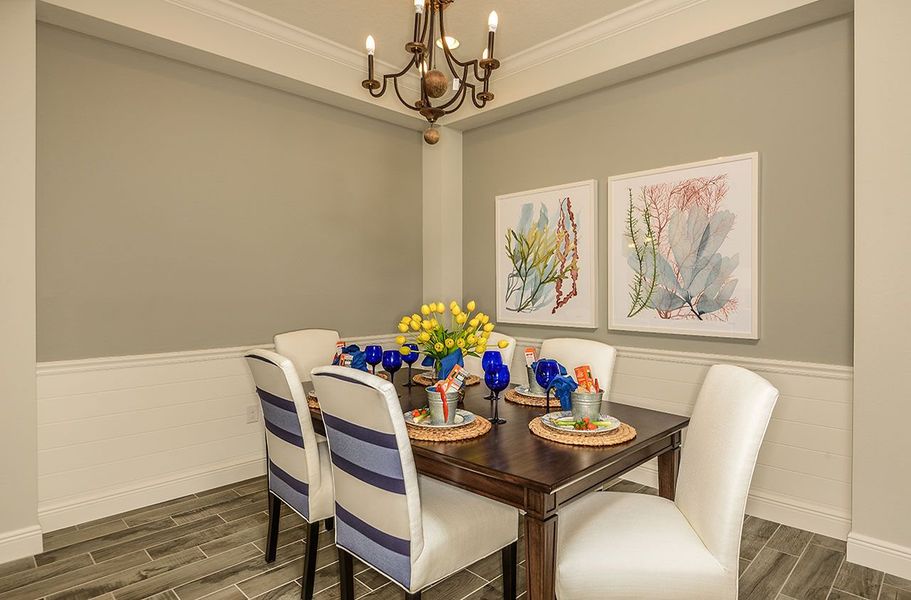 Representative furnished interior of a home built from the Endless Summer 4 by Neal Communities in Wildleaf, Parrish (Image 7).