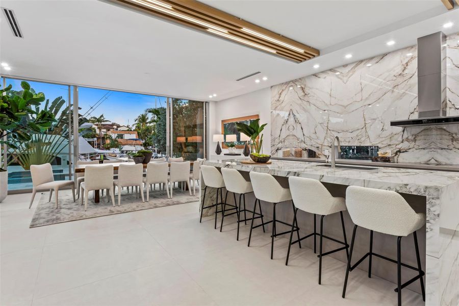 Furnished interior view inside a new home in , Fort Lauderdale (Image 15).