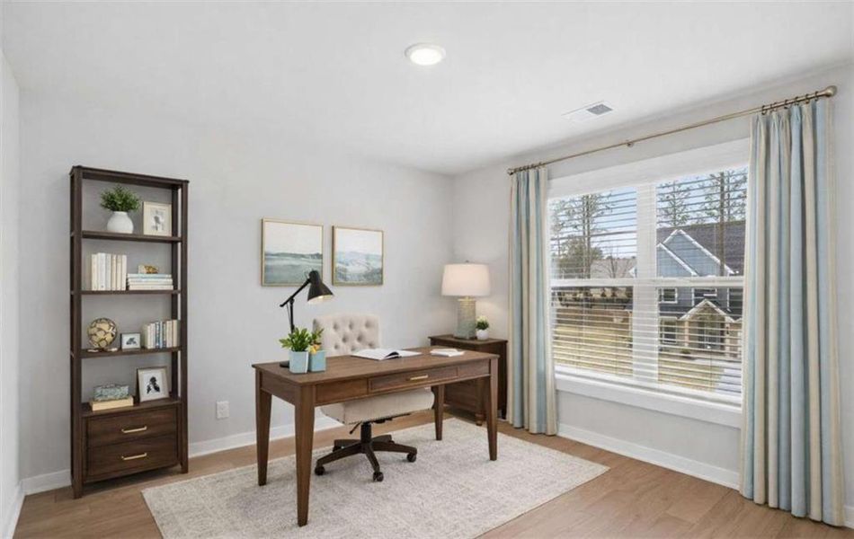 Furnished interior view inside a new home in , Stockbridge (Image 4).