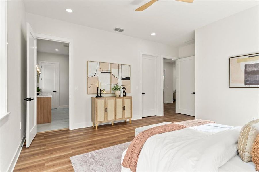 Furnished interior view inside a new home in , Seminole (Image 43).