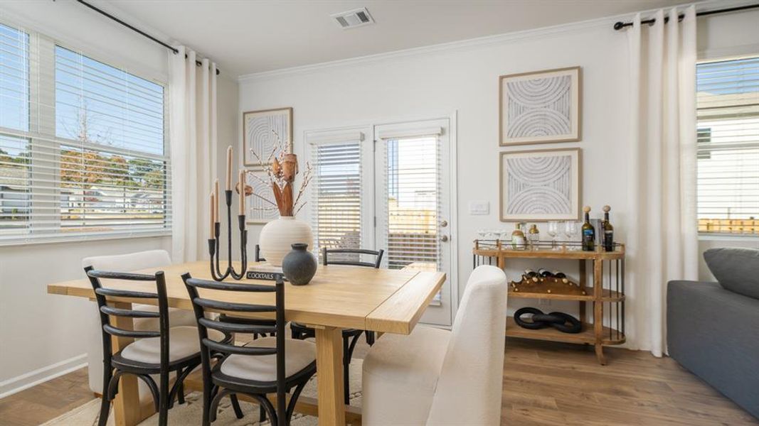 Furnished interior view inside a new home in Rosewood Farms, Acworth (Image 12).