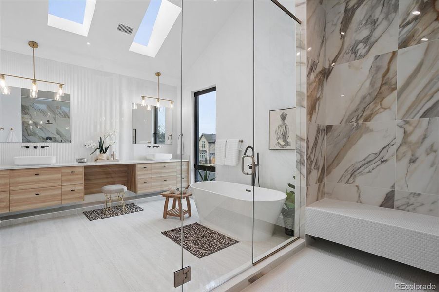 Furnished interior view inside a new home in , Denver (Image 32).