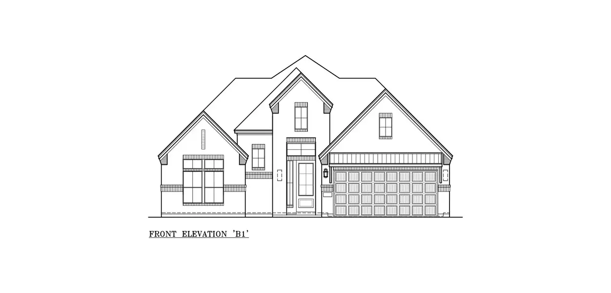 Representative rendering of the exterior for the Corbin by Chesmar Homes (Image 3).