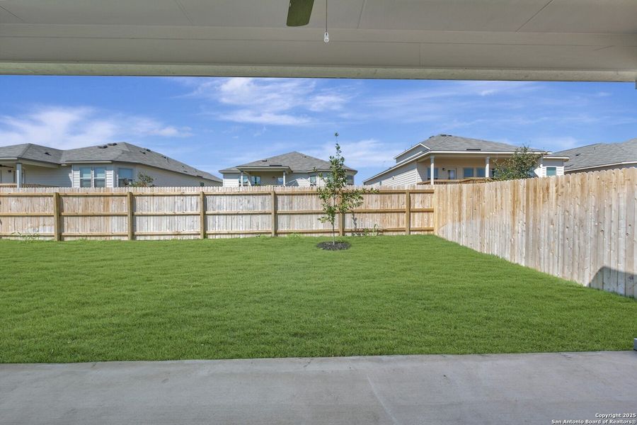 Exterior details and patio area of a home in Greenspoint Heights, Seguin (Image 14). Exterior details and patio area of a home in Greenspoint Heights, Seguin (Image 14).