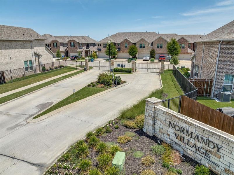 Front exterior of a new home in , Lewisville, TX, highlighting curb appeal (Image 20).