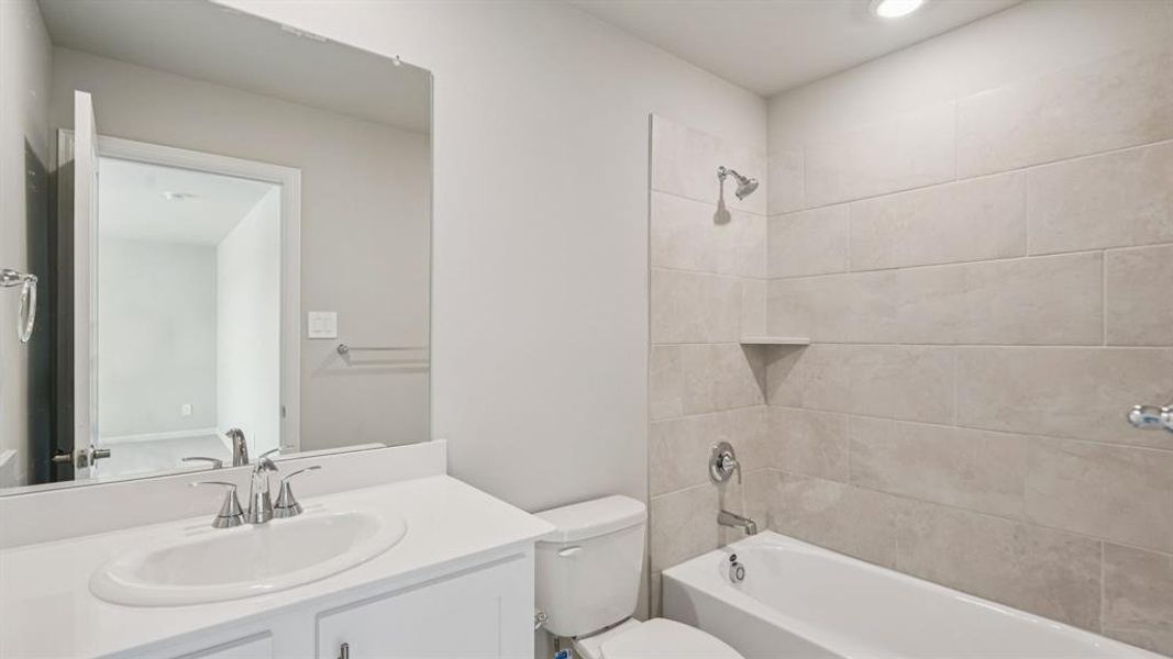 Photo is not of the actual home, but is an inspirational photo of builder’s model home and may depict options, furnishings, and/or decorator features that are not included.