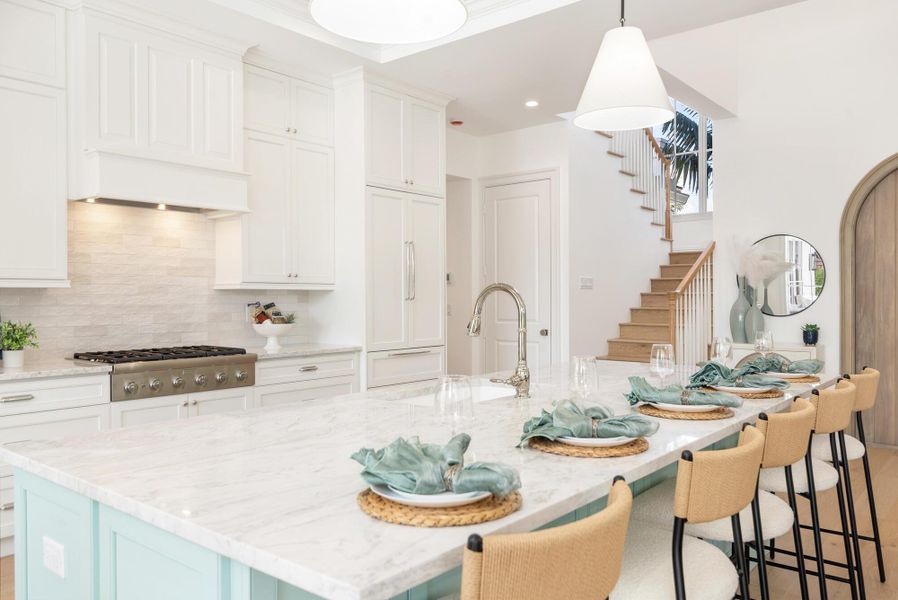 Furnished interior view inside a new home in , West Palm Beach (Image 13).