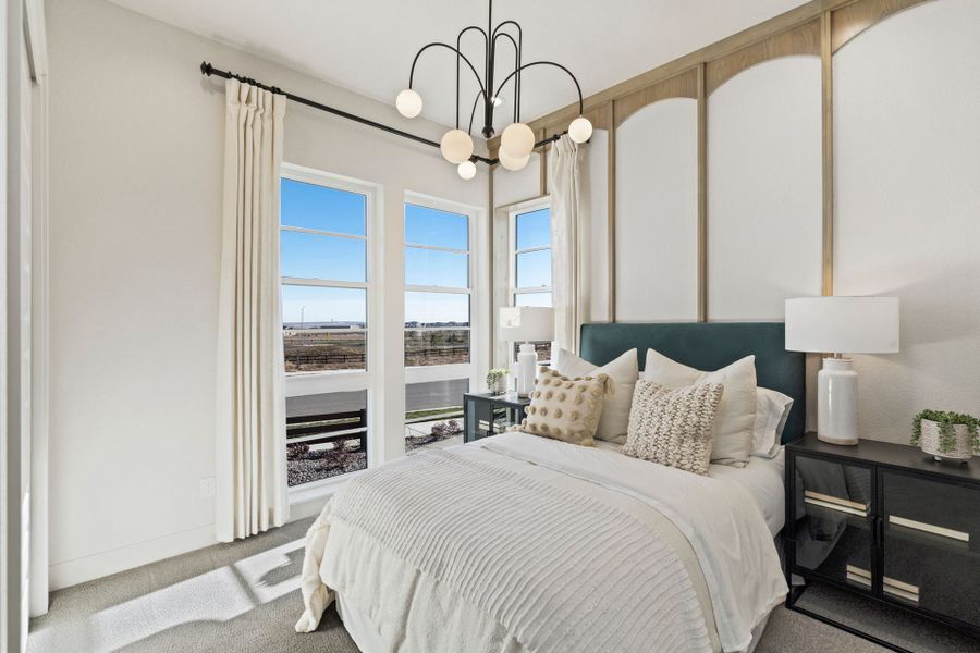 Representative furnished interior of a home built from the 4 by Trumark Homes in Festival at RainDance, Windsor (Image 22).