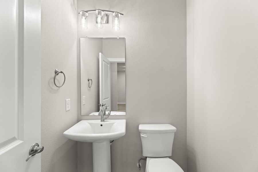 Furnished interior view inside a new home in Wildridge, Oak Point (Image 9).