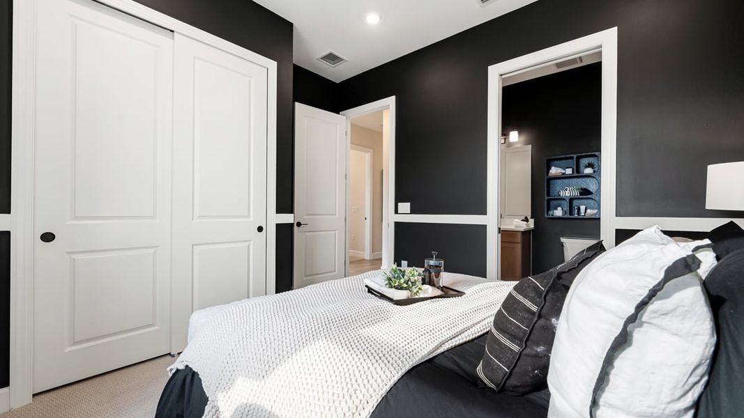 Representative furnished interior of a home built from the Bellisimo by Taylor Morrison in Esplanade by the Islands Coach Homes, Naples (Image 18).