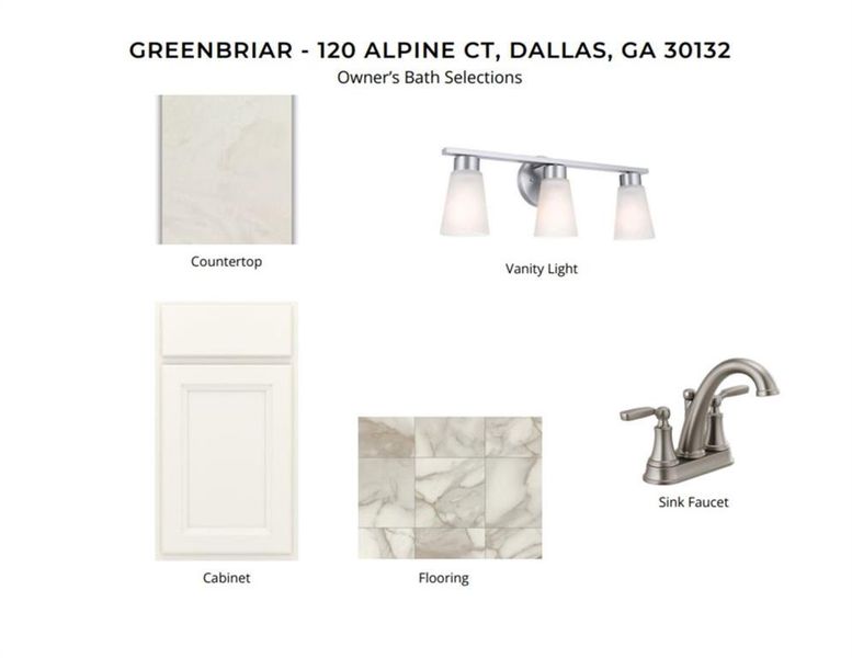 Sample of building materials used in homes in Sage Woods, Dallas (Image 2). Sample of building materials used in homes in Sage Woods, Dallas (Image 2).