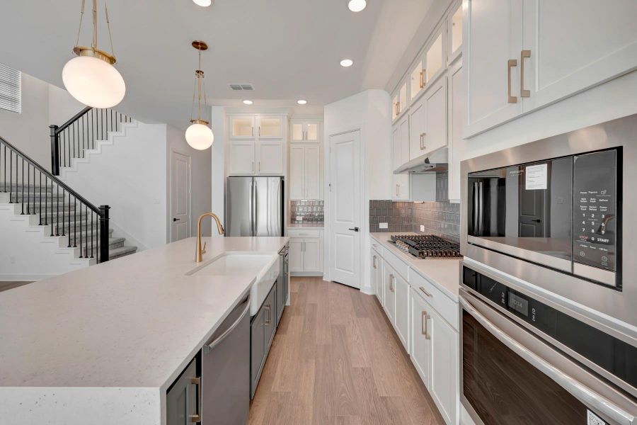 Furnished interior view inside a new home in Brookewater 55’ Homesites, Rosenberg (Image 4).