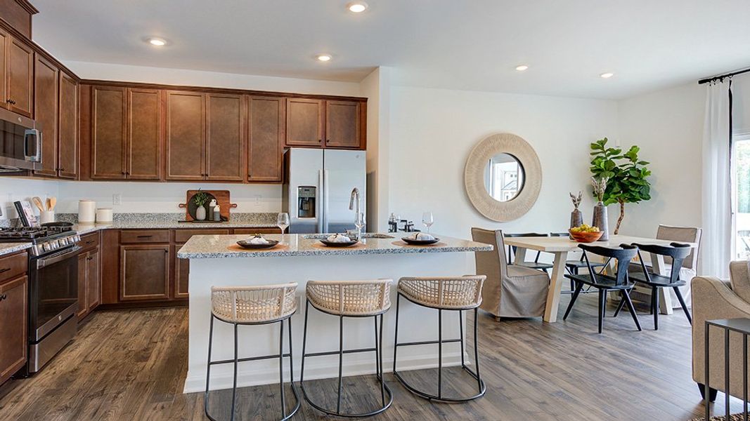 Furnished interior view inside a new home in Forestville Station, Wake Forest (Image 7).