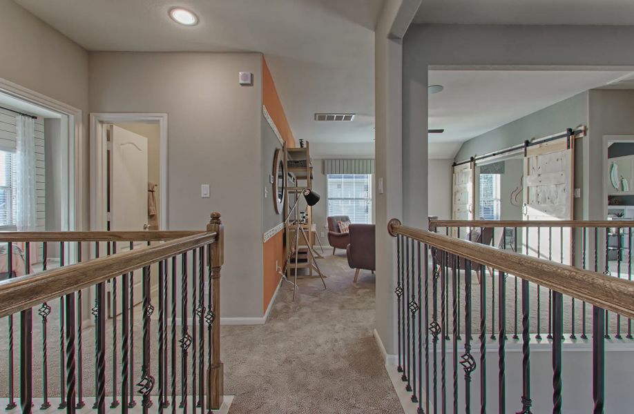 Representative furnished interior of a home built from the Lorne by Chesmar Homes in Brookewater 45's, Rosenberg (Image 15).