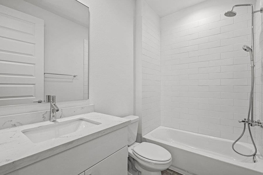 Furnished interior view inside a new home in Bluebonnet Lofts, Austin (Image 28). Furnished interior view inside a new home in Bluebonnet Lofts, Austin (Image 28).
