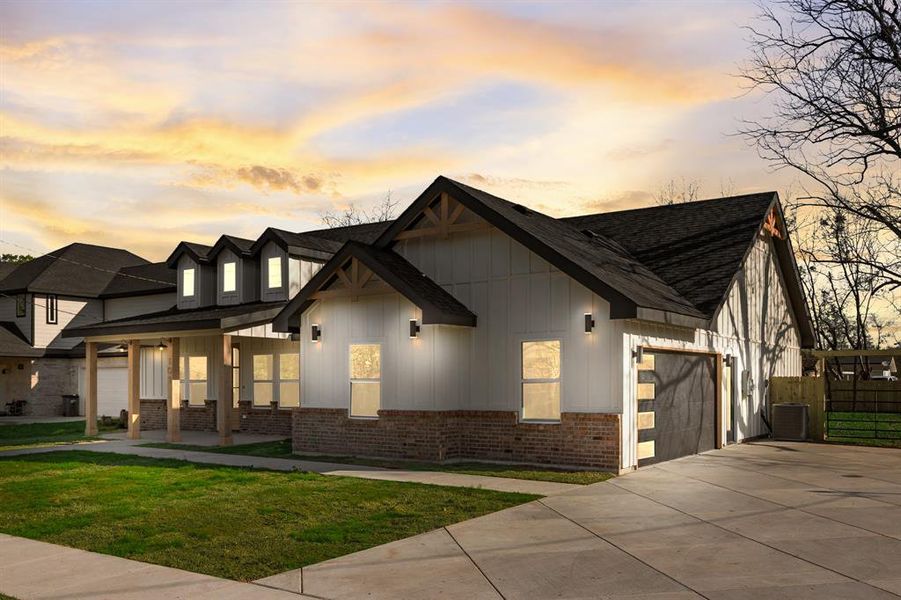 Front exterior of a new home in , Terrell, TX, highlighting curb appeal (Image 23).