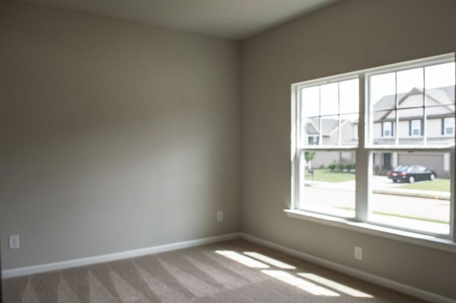 Representative unfurnished interior of a home built from the Richmond by Piedmont Residential in The Reserve at Willow Oaks, Canton (Image 10).