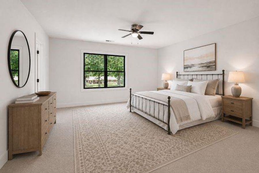 Furnished interior view inside a new home in , Acworth (Image 5).