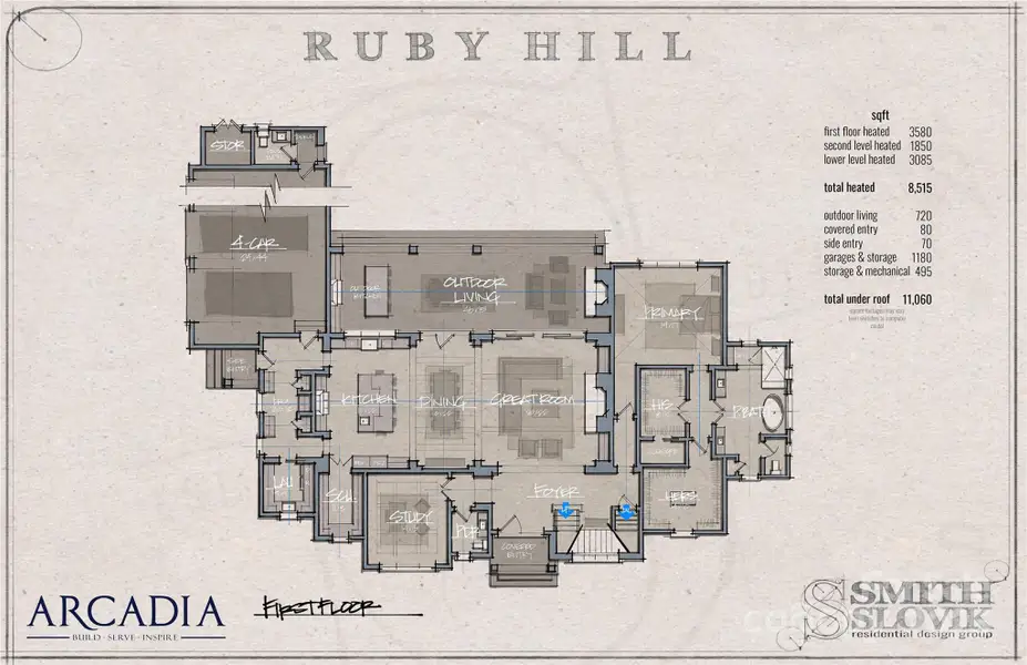 2D floor plan layout of this home in , Waxhaw, NC (Image 4).