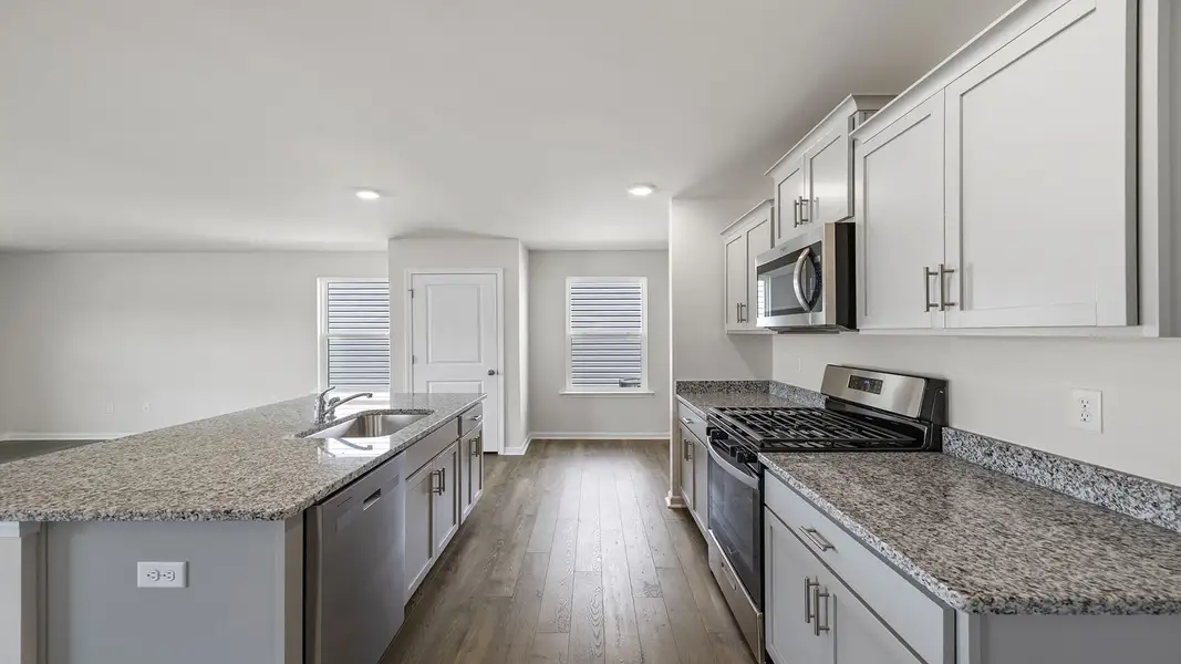 Furnished interior view inside a new home in Durbin Meadows, Fountain Inn (Image 6). Furnished interior view inside a new home in Durbin Meadows, Fountain Inn (Image 6).