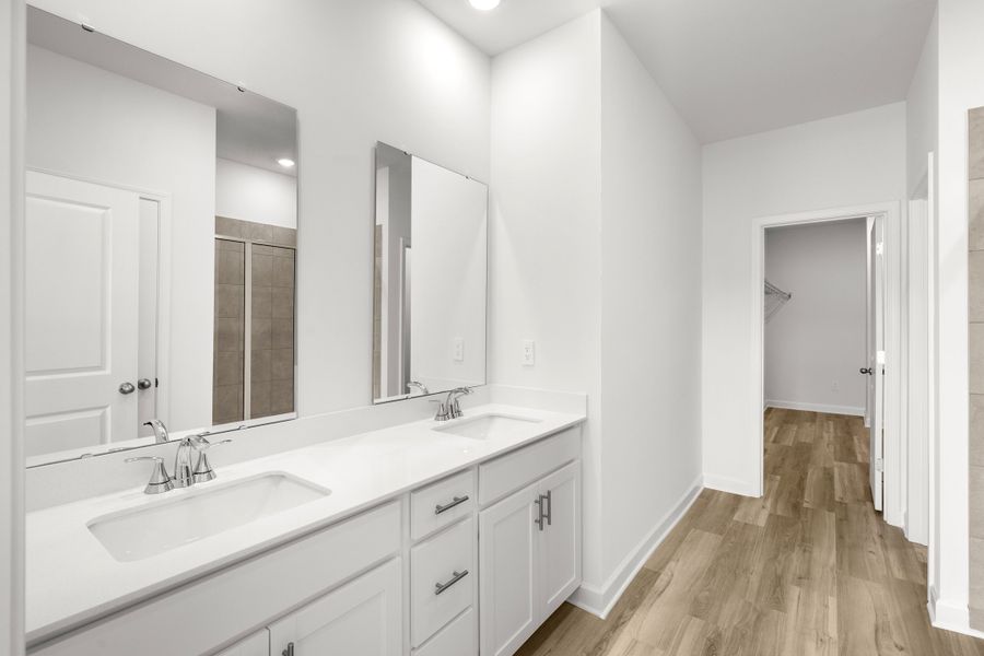 Furnished interior view inside a new home in Waterside - Boardwalk Series, Longs (Image 7).
