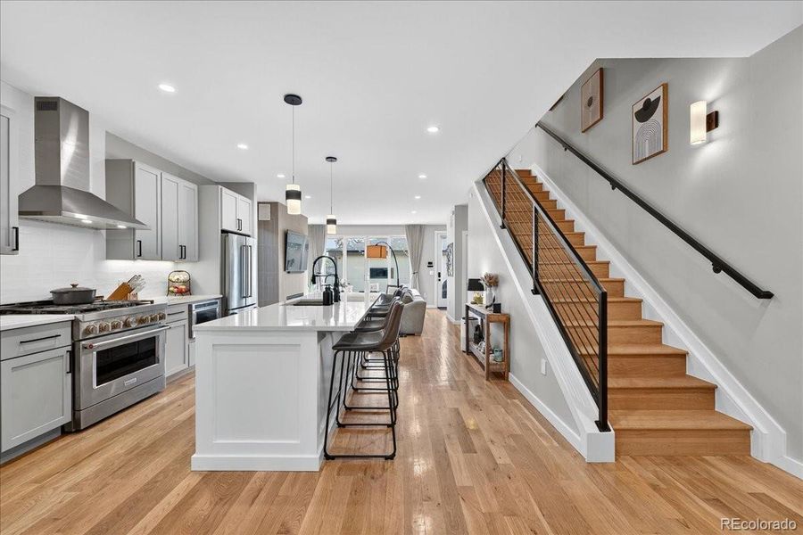 Furnished interior view inside a new home in , Denver (Image 16).