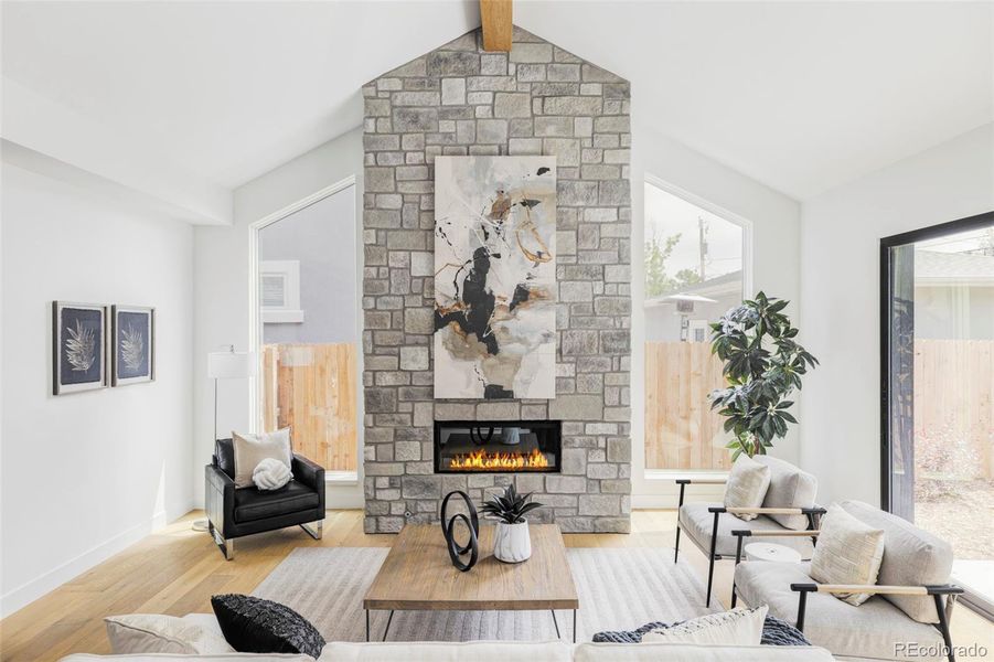 Furnished interior view inside a new home in , Denver (Image 19).