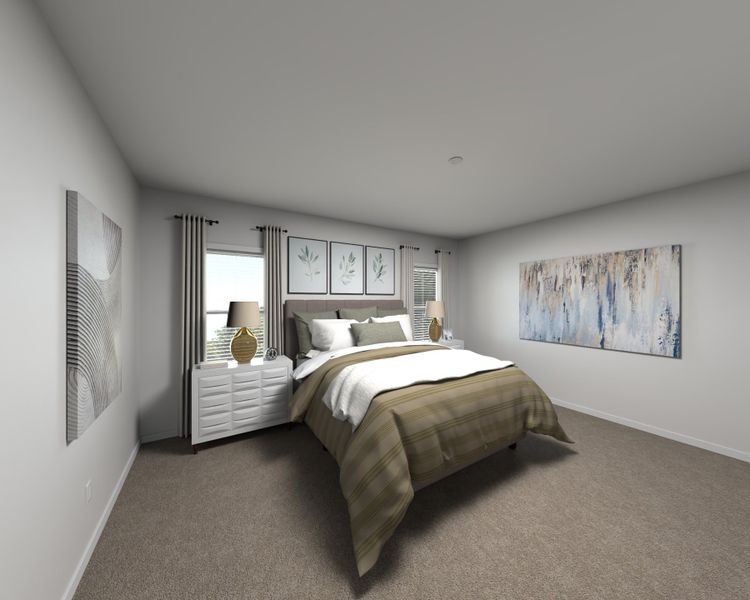 Furnished interior view inside a new home in Parkside at Shearwater, St. Augustine (Image 7).