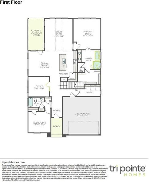 2D floor plan layout of this home in Woodson’s Reserve, Spring, TX (Image 4).